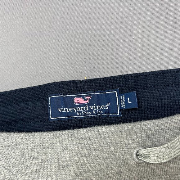 Vineyard Vines Saltwater Fleece Jogger Sweatpants (GRAY HEATHER) - Picture 3 of 5